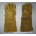 A Grade Double Palm Schweißhandschuh Arbeitshandschuh-6513